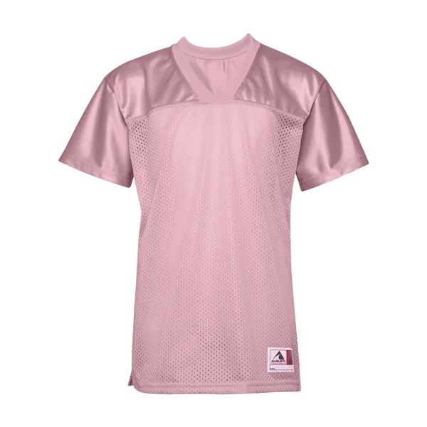 3.35 oz., 100% polyester tricot mesh Juniors' replica football t-shirt.... from ASI 84358 S&S Activewear