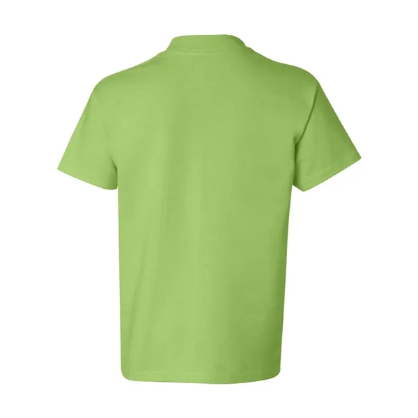 Youth short sleeve T-shirt with lay flat collar, and double-needle stitching.... from ASI 84358 S&S Activewear