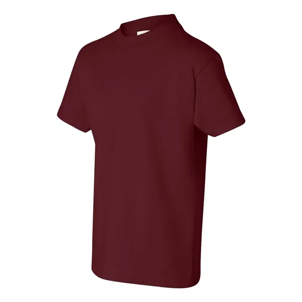 Youth short sleeve T-shirt with lay flat collar, and double-needle stitching.... from ASI 84358 S&S Activewear