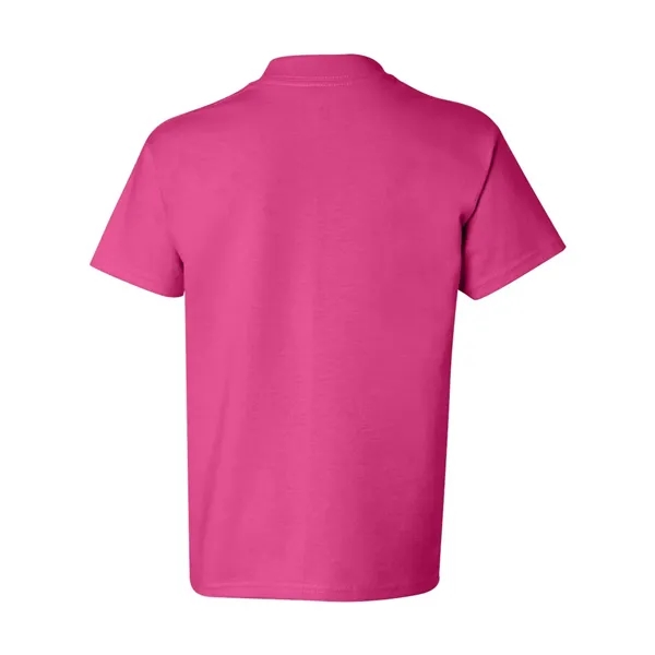 Youth short sleeve T-shirt with lay flat collar, and double-needle stitching.... from ASI 84358 S&S Activewear