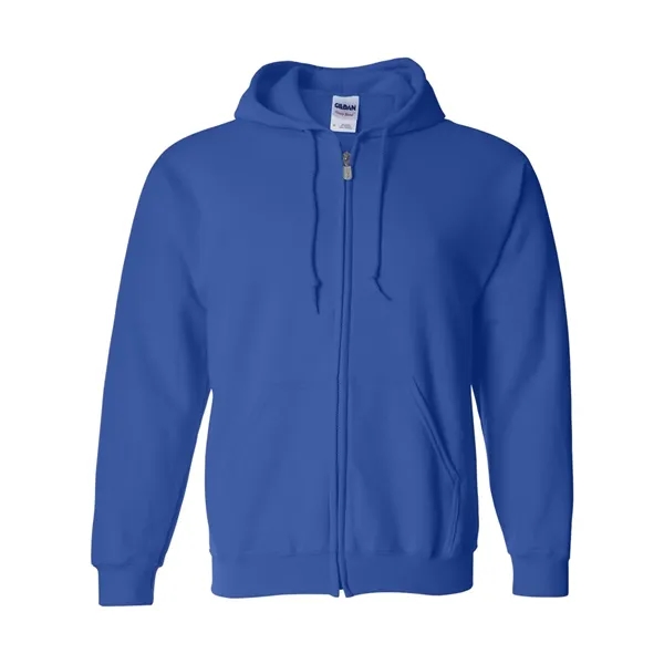 8.0 oz., 50% cotton / 50% polyester full-zip hooded sweatshirt. Blank... from ASI 84358 S&S Activewear