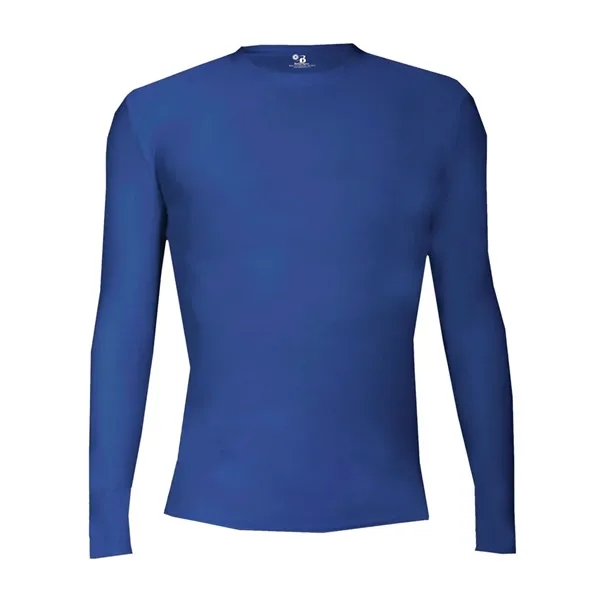 Youth-sized compression T-shirt with a stretch body fit and moisture management... from ASI 84358 S&S Activewear