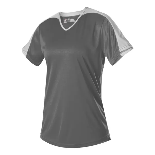 Women's Vneck Fastpitch Jersey... from ASI 84358 S&S Activewear