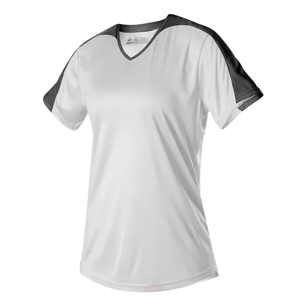 Women's Vneck Fastpitch Jersey... from ASI 84358 S&S Activewear