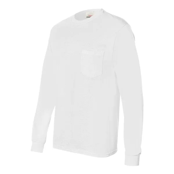 Long sleeve T-shirt made of 100% cotton with a chest pocket,... from ASI 84358 S&S Activewear