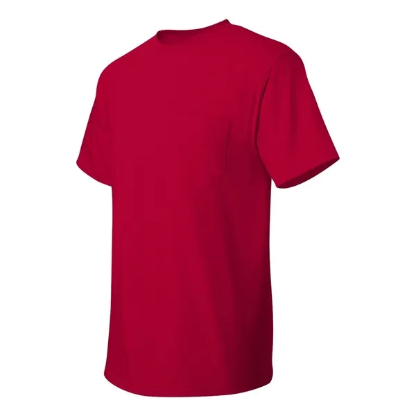 100% ComfortSoft® cotton T-shirt with a pocket, tag-free neck label, and... from ASI 84358 S&S Activewear