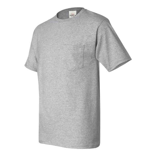 100% ComfortSoft® cotton T-shirt with a pocket, tag-free neck label, and... from ASI 84358 S&S Activewear