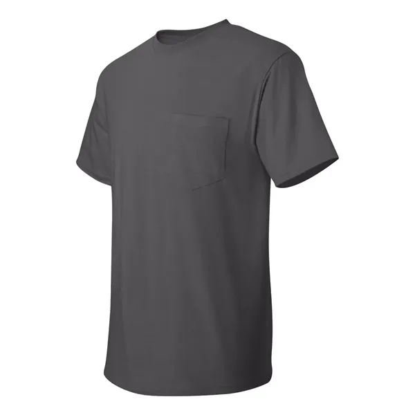 100% ComfortSoft® cotton T-shirt with a pocket, tag-free neck label, and... from ASI 84358 S&S Activewear