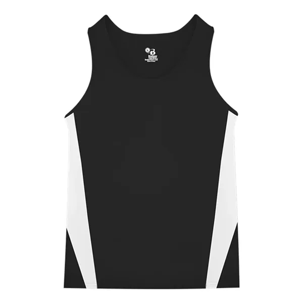 Youth singlet made of 100% polyester with contrast side inserts, moisture... from ASI 84358 S&S Activewear
