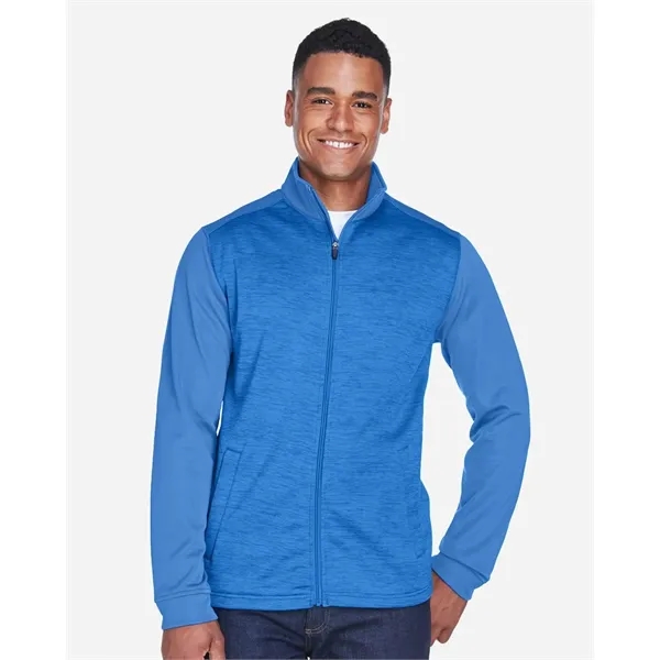 DJ Classic Newbury Colorblock Melange Fleece Full-Zip jacket... from ASI 84358 S&S Activewear