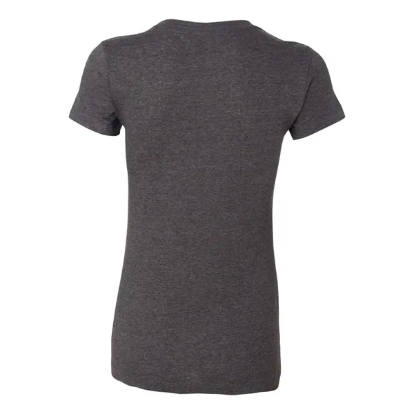 Women's cotton t-shirt with longer length body and shoulder taping. Blank... from ASI 84358 S&S Activewear