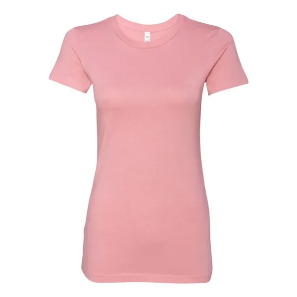 Women's cotton t-shirt with longer length body and shoulder taping. Blank... from ASI 84358 S&S Activewear