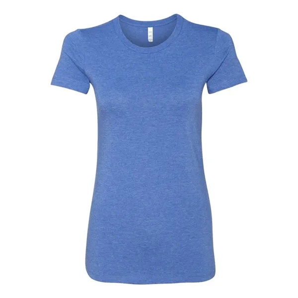Women's cotton t-shirt with longer length body and shoulder taping. Blank... from ASI 84358 S&S Activewear