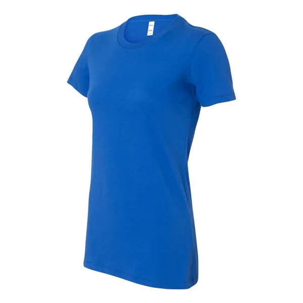 Women's cotton t-shirt with longer length body and shoulder taping. Blank... from ASI 84358 S&S Activewear
