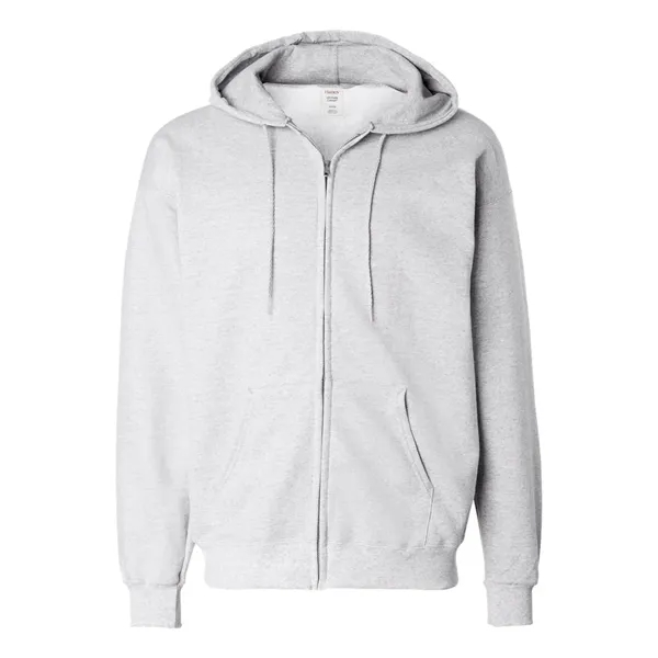 Full-zip hooded sweatshirt made of cotton/polyester fleece and low-pill, high-stitch density... from ASI 84358 S&S Activewear