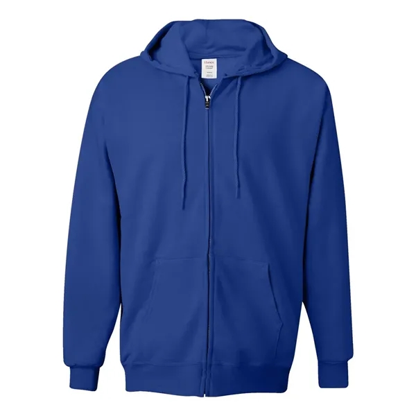 Full-zip hooded sweatshirt made of cotton/polyester fleece and low-pill, high-stitch density... from ASI 84358 S&S Activewear