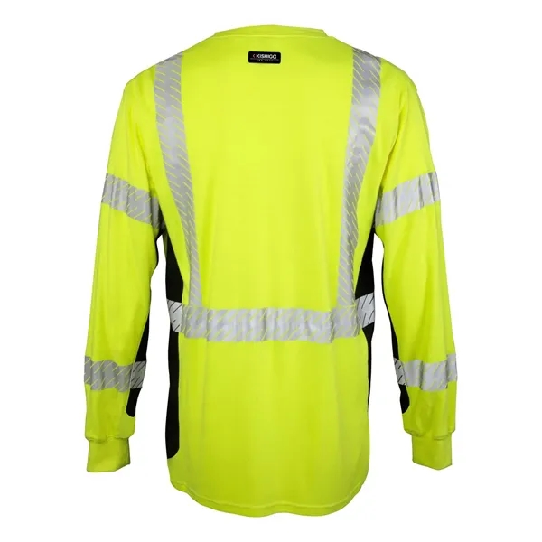 Kishigo FR Long Sleeve Henley T-Shirt - Tall Sizes... from ASI 84358 S&S Activewear