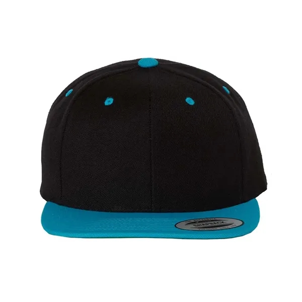 Wool blend flat bill snapback cap. Blank.... from ASI 84358 S&S Activewear