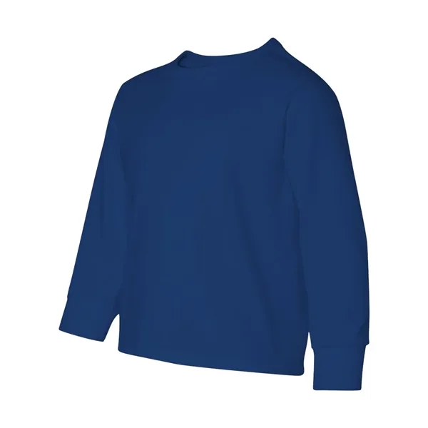 Youth long sleeve shirt with moisture wicking and double-stitched finishes.... from ASI 84358 S&S Activewear