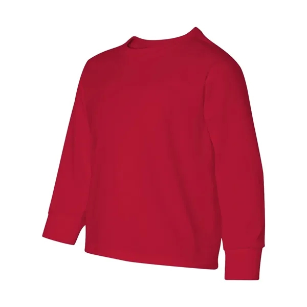 Youth long sleeve shirt with moisture wicking and double-stitched finishes.... from ASI 84358 S&S Activewear