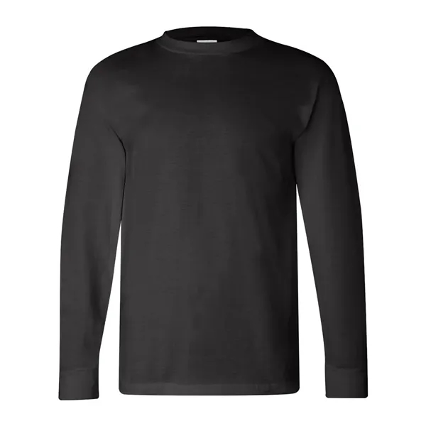 Adult pre-shrunk 100% cotton USA made long sleeve t-shirt. Blank product.... from ASI 84358 S&S Activewear