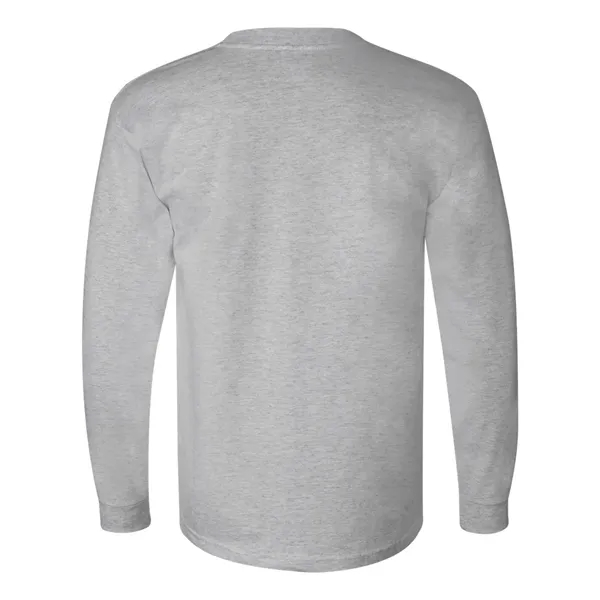 Adult pre-shrunk 100% cotton USA made long sleeve t-shirt. Blank product.... from ASI 84358 S&S Activewear