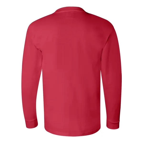 Adult pre-shrunk 100% cotton USA made long sleeve t-shirt. Blank product.... from ASI 84358 S&S Activewear
