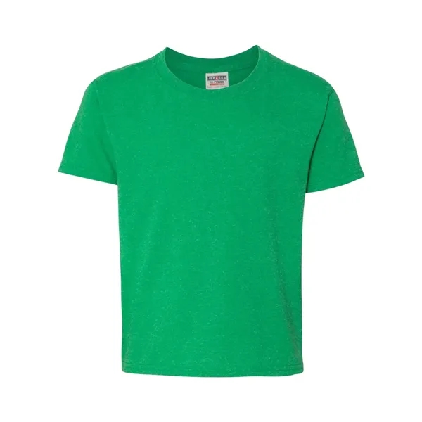 Youth 5.6 oz., 50% cotton / 50% polyester t-shirt. Blank product.... from ASI 84358 S&S Activewear