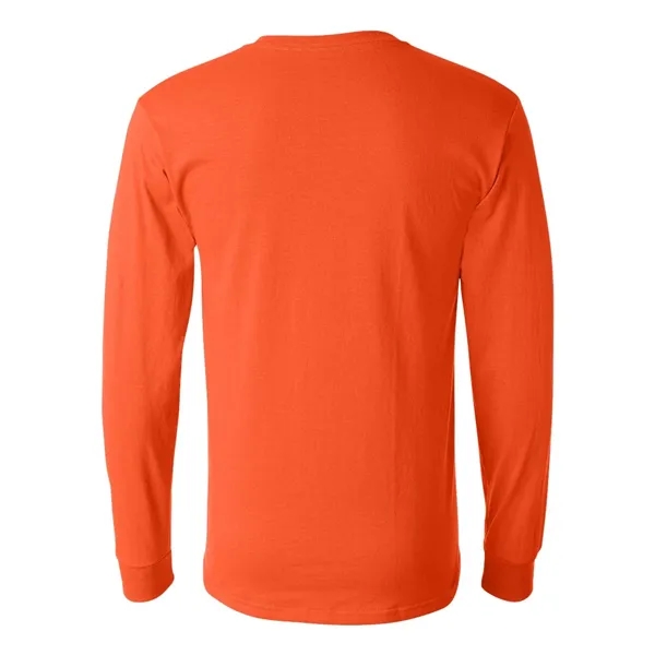 Adult long sleeve 5.6 oz. 50% cotton / 50% polyester t-shirt.... from ASI 84358 S&S Activewear