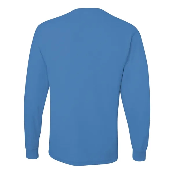Adult long sleeve 5.6 oz. 50% cotton / 50% polyester t-shirt.... from ASI 84358 S&S Activewear