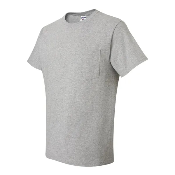 Adult heavyweight blend 5.6 oz., t-shirt with a left chest pocket.... from ASI 84358 S&S Activewear