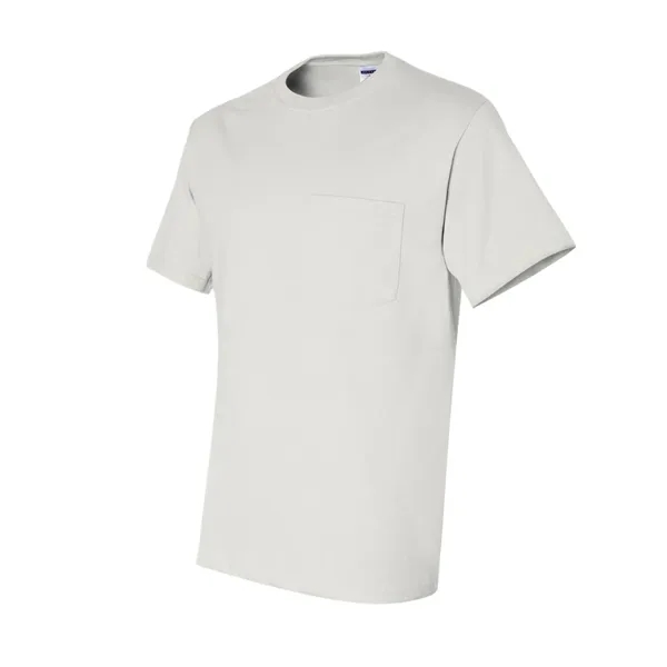Adult heavyweight blend 5.6 oz., t-shirt with a left chest pocket.... from ASI 84358 S&S Activewear