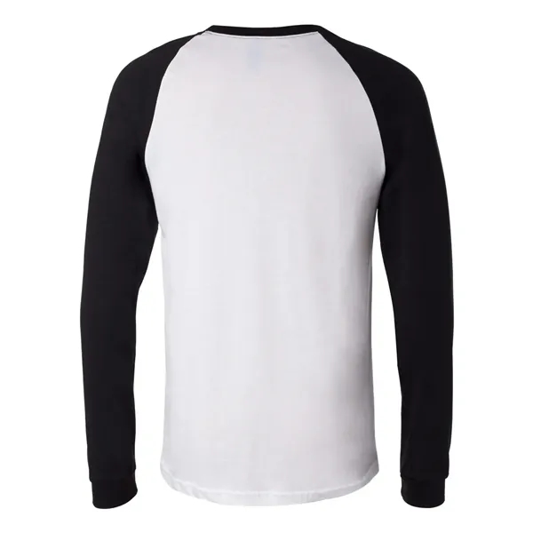 Adult long sleeve raglan baseball t-shirt. Blank product.... from ASI 84358 S&S Activewear
