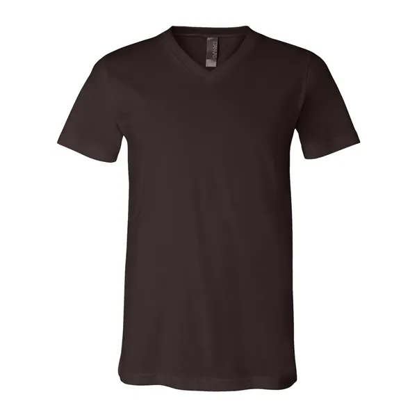Adult short sleeve v-neck t-shirt with hemmed sleeves. Blank product.... from ASI 84358 S&S Activewear