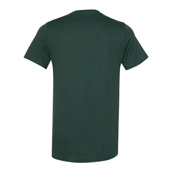 Adult short sleeve v-neck t-shirt with hemmed sleeves. Blank product.... from ASI 84358 S&S Activewear