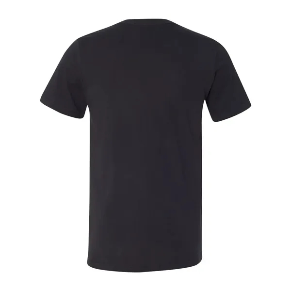 Adult short sleeve v-neck t-shirt with hemmed sleeves. Blank product.... from ASI 84358 S&S Activewear