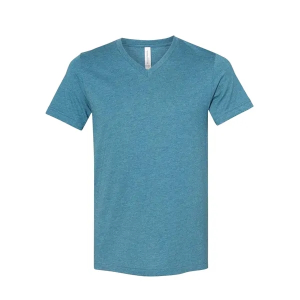 BELLA + CANVAS Unisex Heather CVC V-Neck Tee... from ASI 84358 S&S Activewear