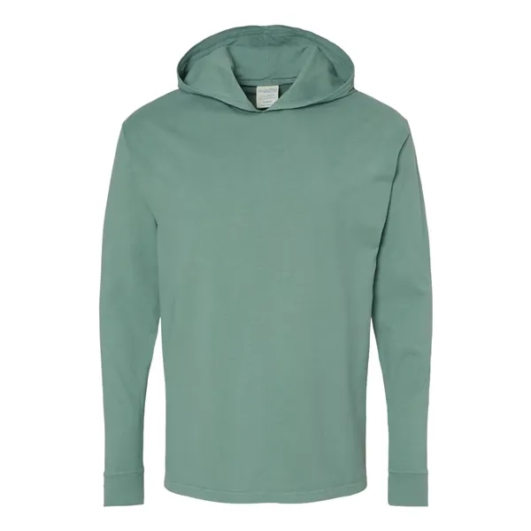 ComfortWash by Hanes Garment-Dyed Jersey Hooded Long Slee...... from ASI 84358 S&S Activewear