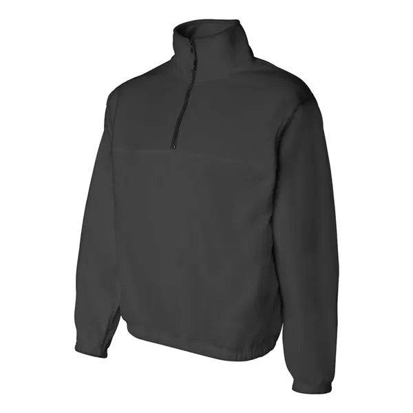 Polyester 1/4 zip fleece pullover. Blank product.... from ASI 84358 S&S Activewear