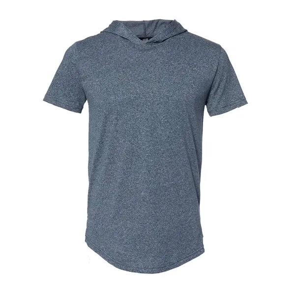 Mock twist short sleeve hoody with a slightly relaxed athletic fit,... from ASI 84358 S&S Activewear