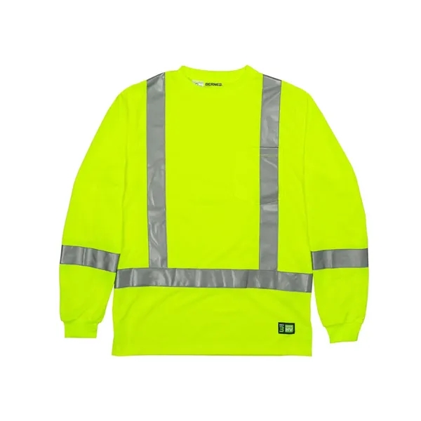 Berne Apparel Hi-Vis Class 3 Performance Pocket T-Shirt... from ASI 84358 S&S Activewear