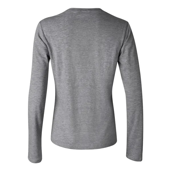 Women's long sleeve crewneck jersey t-shirt. Blank product.... from ASI 84358 S&S Activewear