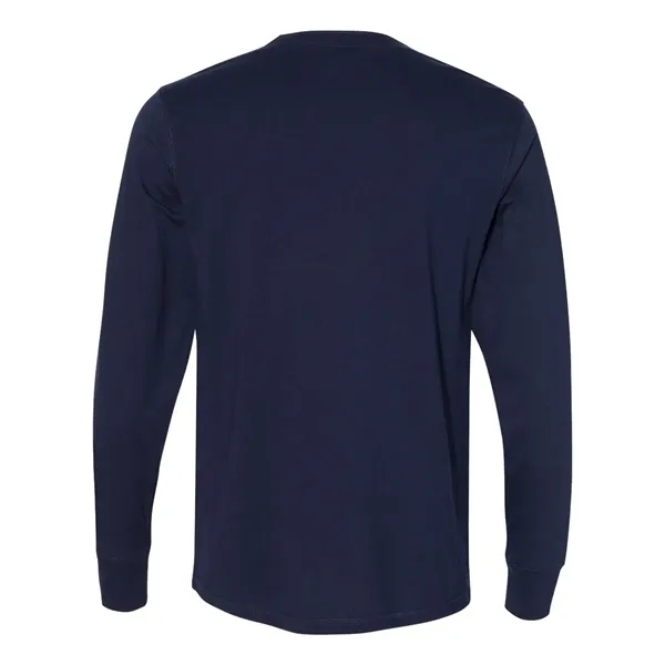 Adult long sleeve 4.2 oz., preshrunk jersey henley. Blank product.... from ASI 84358 S&S Activewear