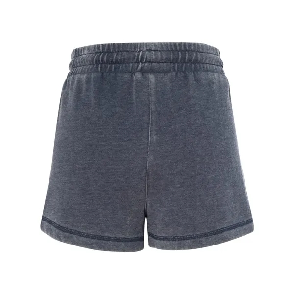 Women's stone and enzyme-washed rally shorts made of cotton/polyester fleece.... from ASI 84358 S&S Activewear