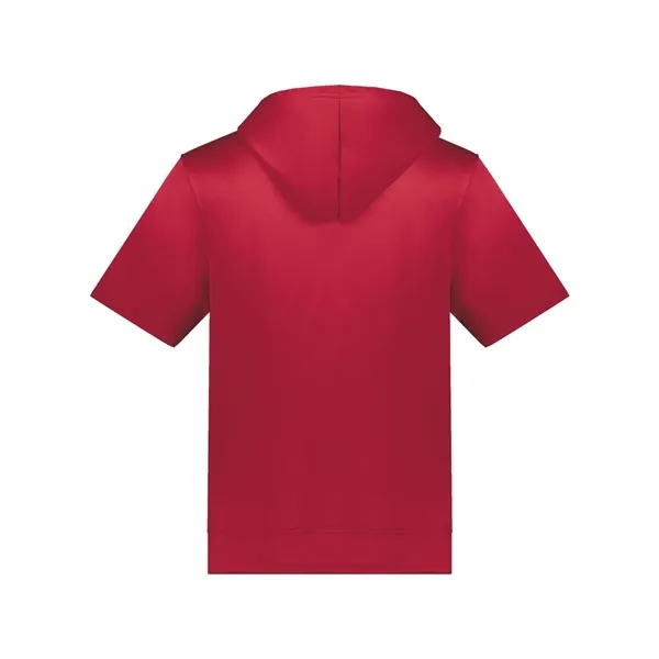 Augusta Sportswear Fleece Short Sleeve Hooded Pullover... from ASI 84358 S&S Activewear