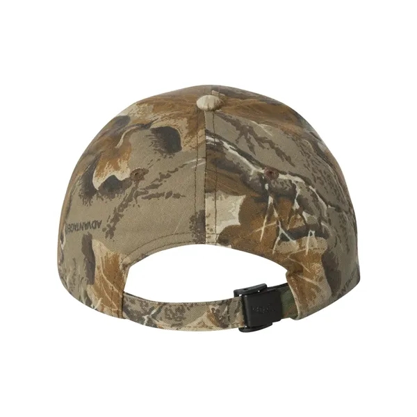 Structured, mid-profile mossy oak camouflage cap. Blank product.... from ASI 84358 S&S Activewear