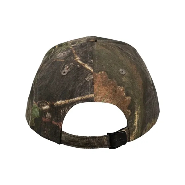 Structured, mid-profile mossy oak camouflage cap. Blank product.... from ASI 84358 S&S Activewear