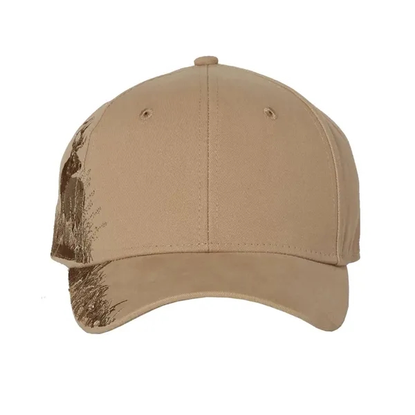 Structured, six-panel cap with elk design. Blank.... from ASI 84358 S&S Activewear