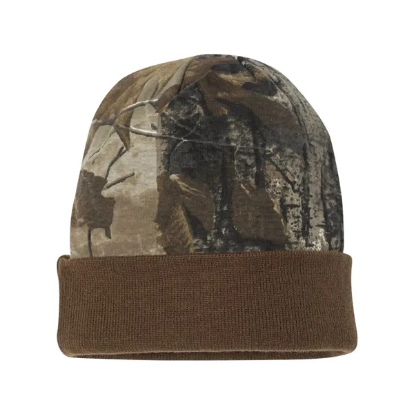 12" camo knit cap with acrylic interior lining... from ASI 84358 S&S Activewear