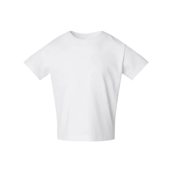 Youth, 5.5 oz. 100% cotton jersey knit short sleeve cotton T-Shirt.... from ASI 84358 S&S Activewear